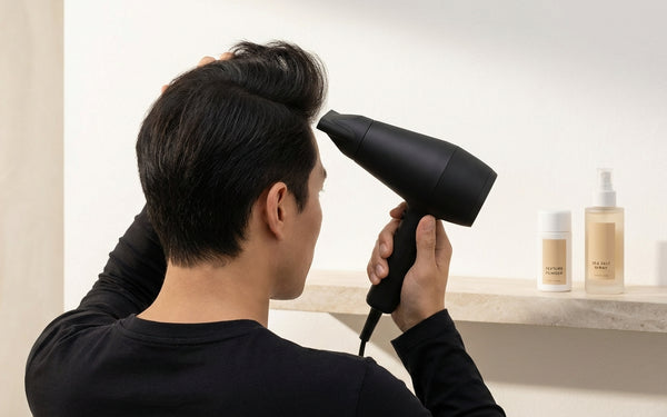 Haar stylen voor meer volume bij mannen