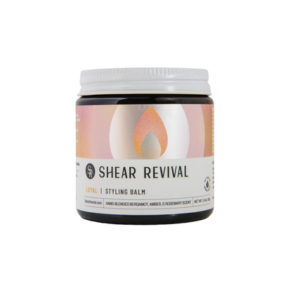 Shear Revival Loyal Sea Clay Styling Balm - potje met wit deksel vooraanzicht