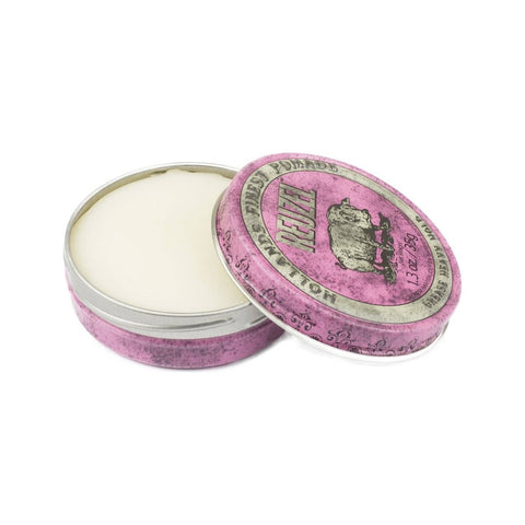 Reuzel Pink Pomade Grease | Starkt håll & medium glans
