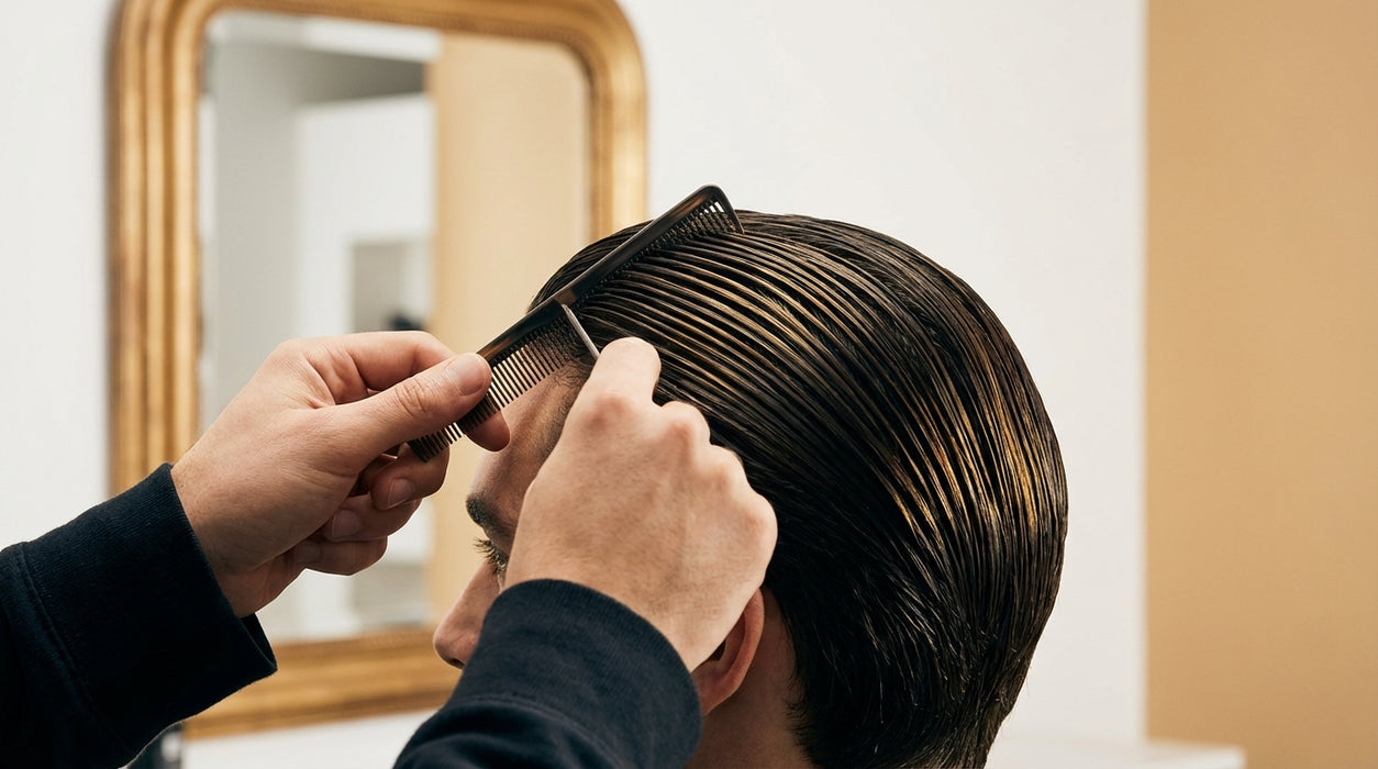 Pomade aanbrengen stap voor stap