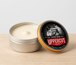 Uppercut Texture Cream - öppen burk med innehåll