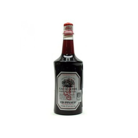 Ed. Pinaud Eau de Quinine - vooraanzicht donkere fles hair tonic met etiket