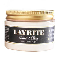 Layrite Cement Clay - travelsize pot 42gr met gouden deksel vooraanzicht