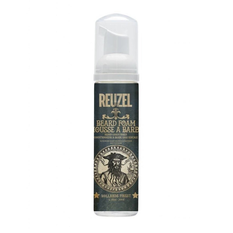 Reuzel Beard Foam - pompflacon vooraanzicht op wit