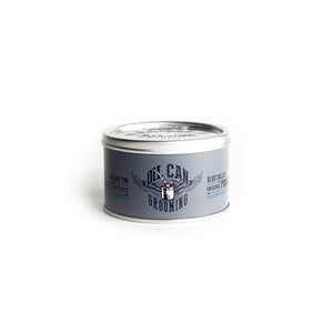 Oil Can Grooming Original Pomade - framifrån grå burk på vit bakgrund