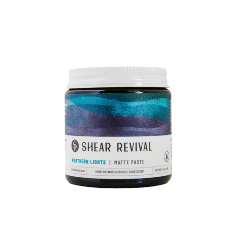 Shear Revival Northern Lights Matte Paste - potje met wit deksel vooraanzicht
