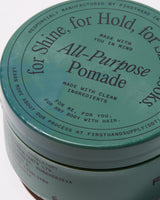 Firsthand Supply All-Purpose Pomade - close-up van de dekseltekst