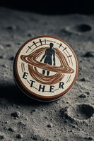 By Elementum Ether Hybrid Matte Clay - pot met Ether-deksel liggend op grijs maanlandschap
