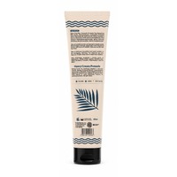 By Elementum Nubibus Heavy Cream Pomade - achterzijde tube met etikettekst en palmblad