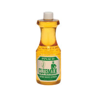 Ed. Pinaud Clubman Aftershave Barbersize 473ml - vooraanzicht fles met Pinaud-etiket