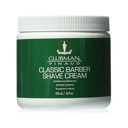 Ed. Pinaud Clubman Barber Scheercrème 453 ml - pot, vooraanzicht