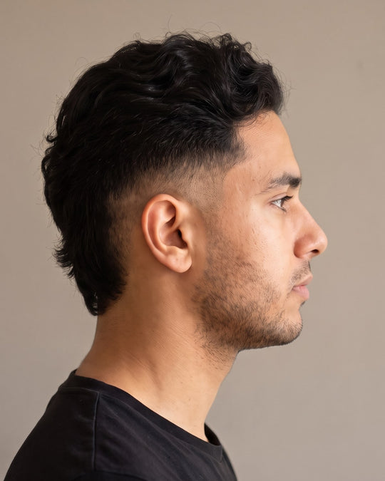Burst fade, Sida