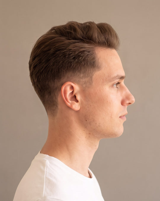 Taper fade, Sida