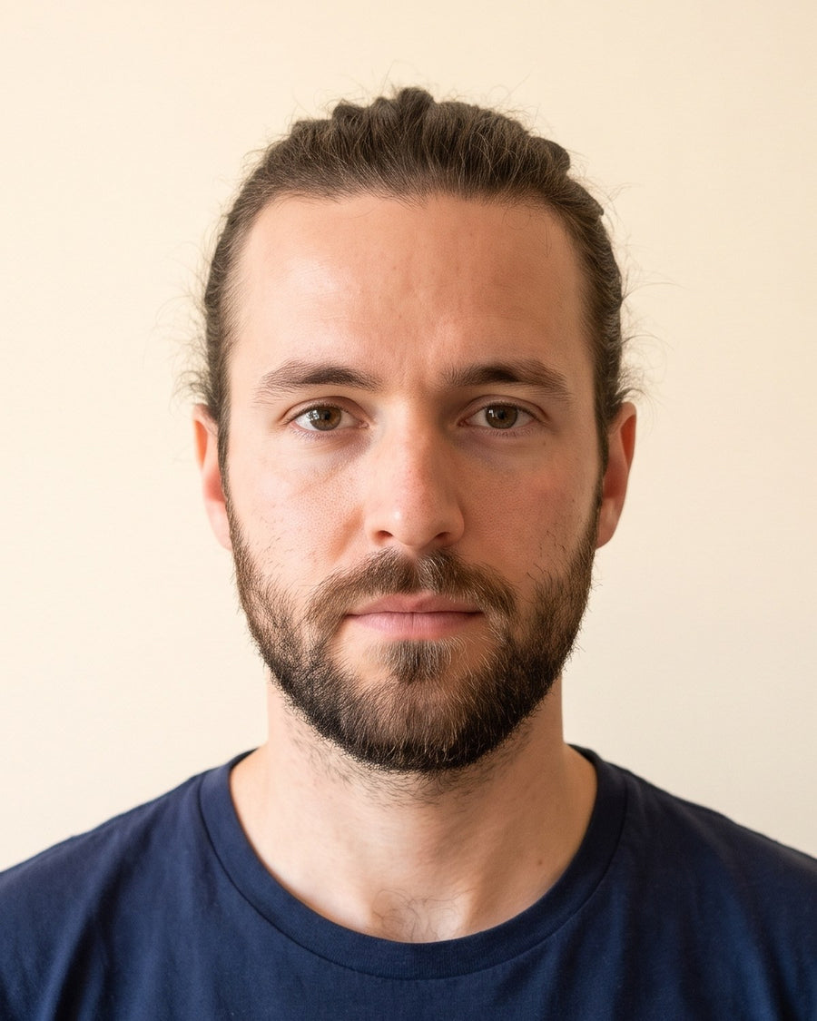 Man bun: fram