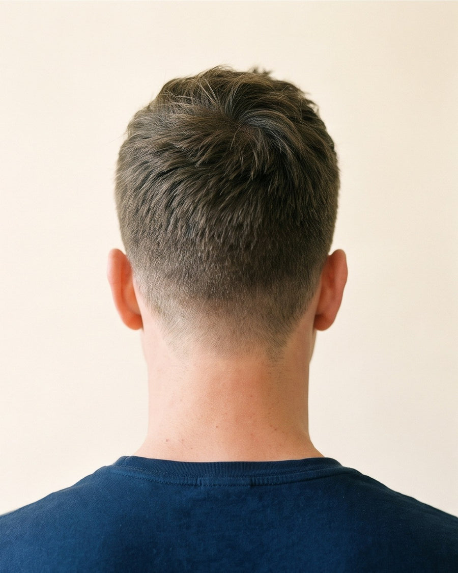 Quiff: bak