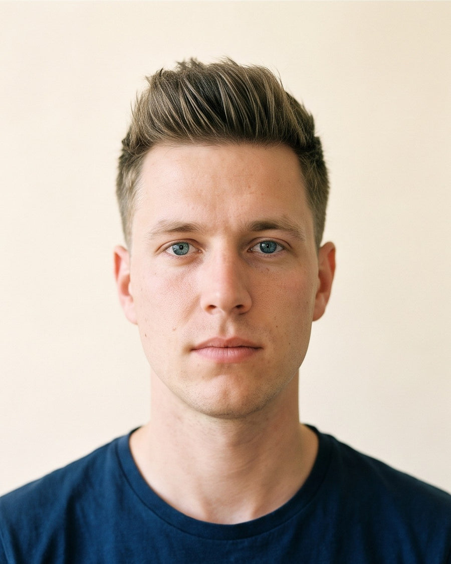 Quiff: fram