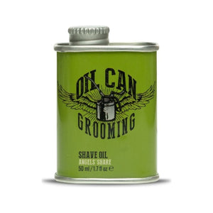 Oil Can Grooming Scheerolie Angels' Share 50 ml - flesje, vooraanzicht