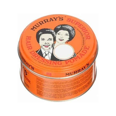 Murray's Original Pomade - oranje blik van bovenaf met etikettekst