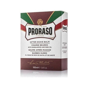 Proraso Aftershave Balsem Sandalwood 100 ml - doosje, vooraanzicht