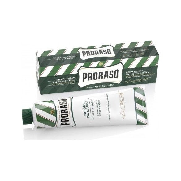 Proraso Scheercrème Refreshing 150 ml - tube, vooraanzicht