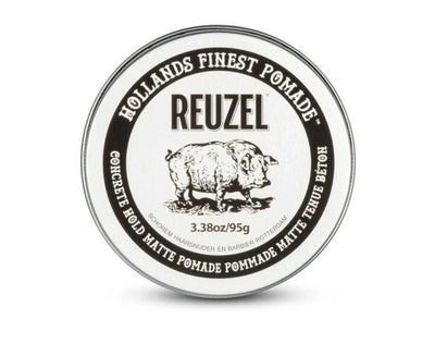 Reuzel Concrete Hold Matte Pomade | Starkt håll & matt finish