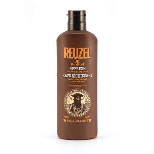 Reuzel Refresh No Rinse Beard Wash - fles vooraanzicht op witte achtergrond