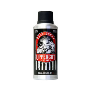Uppercut Salt Spray, silvrig sprayflaska 150 ml med boxarlogotyp