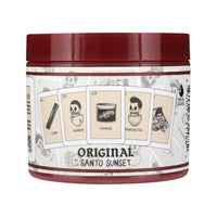 Suavecito Santo Sunset Original Hold Pomade - zijaanzicht met loteria-label