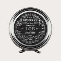 Tonsor & Cie Baardbalsem - rechtopstaand zwart blik Ice op witte achtergrond