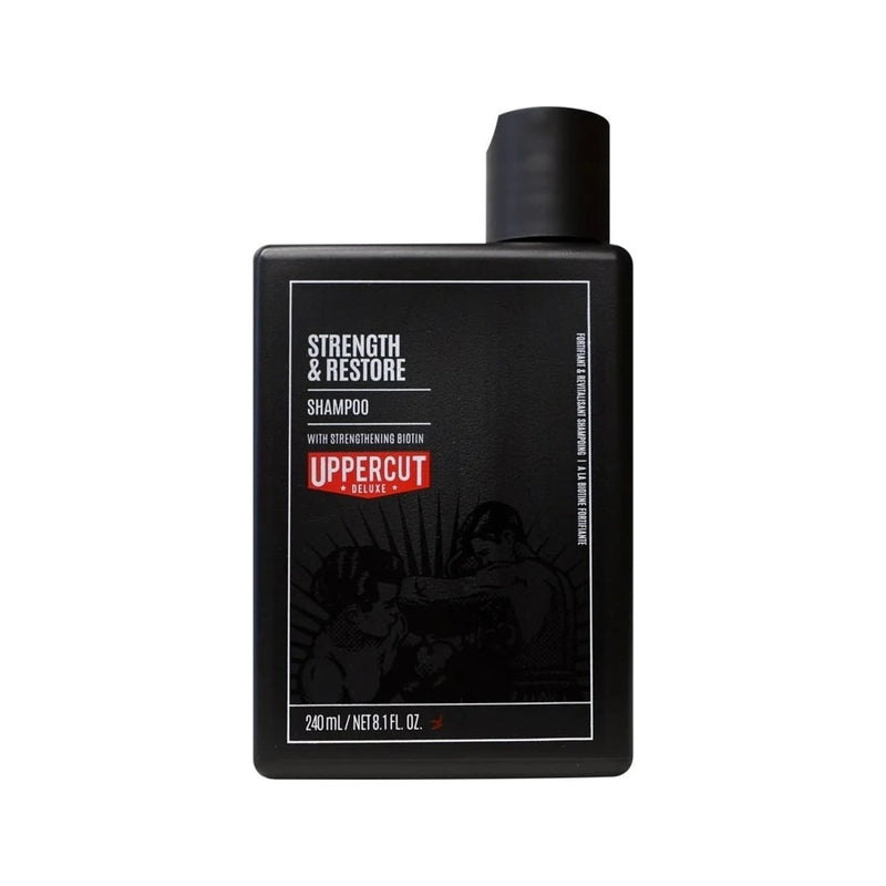 Uppercut Strength & Restore Shampoo 240 ml - fles, vooraanzicht